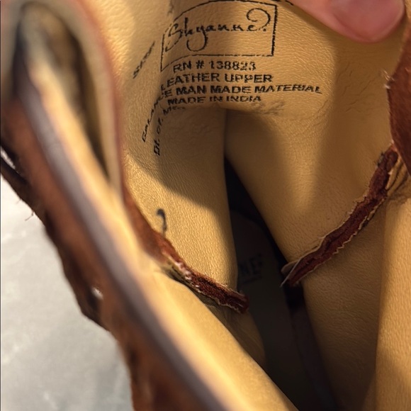 Shyanne Brown Fringe Ankle Booties - Picture 4 of 8